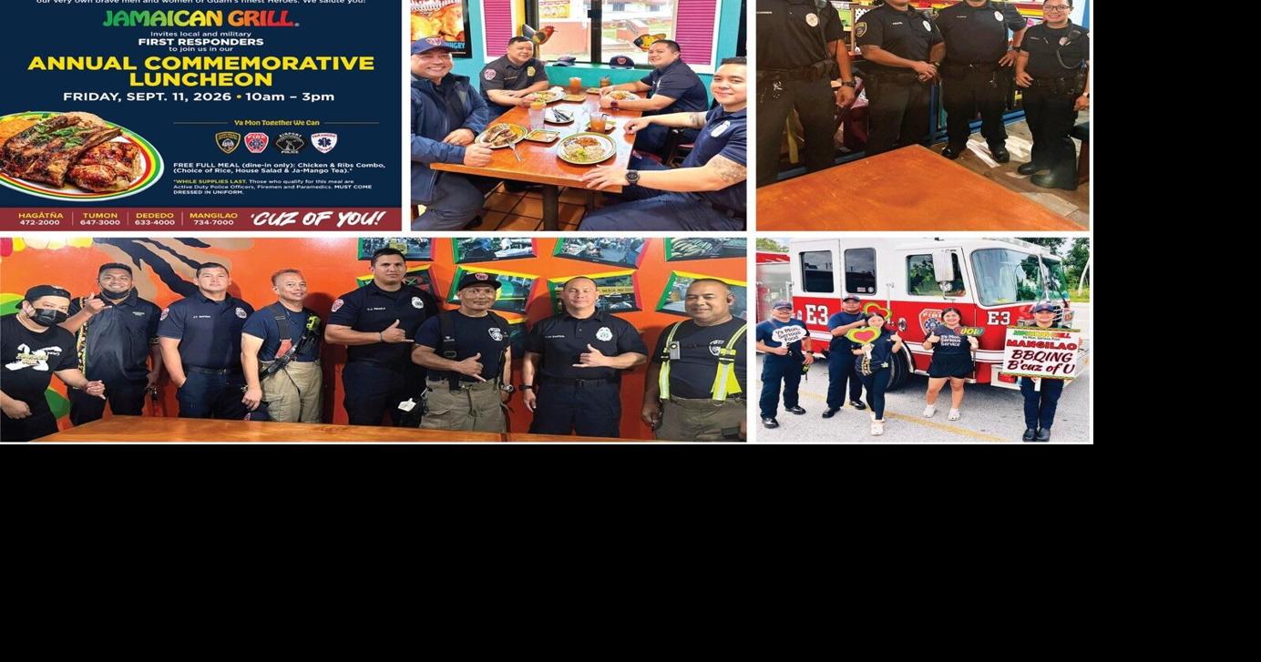 Jamaican Grill continues annual 9/11 tradition of giving free meals to first reponders