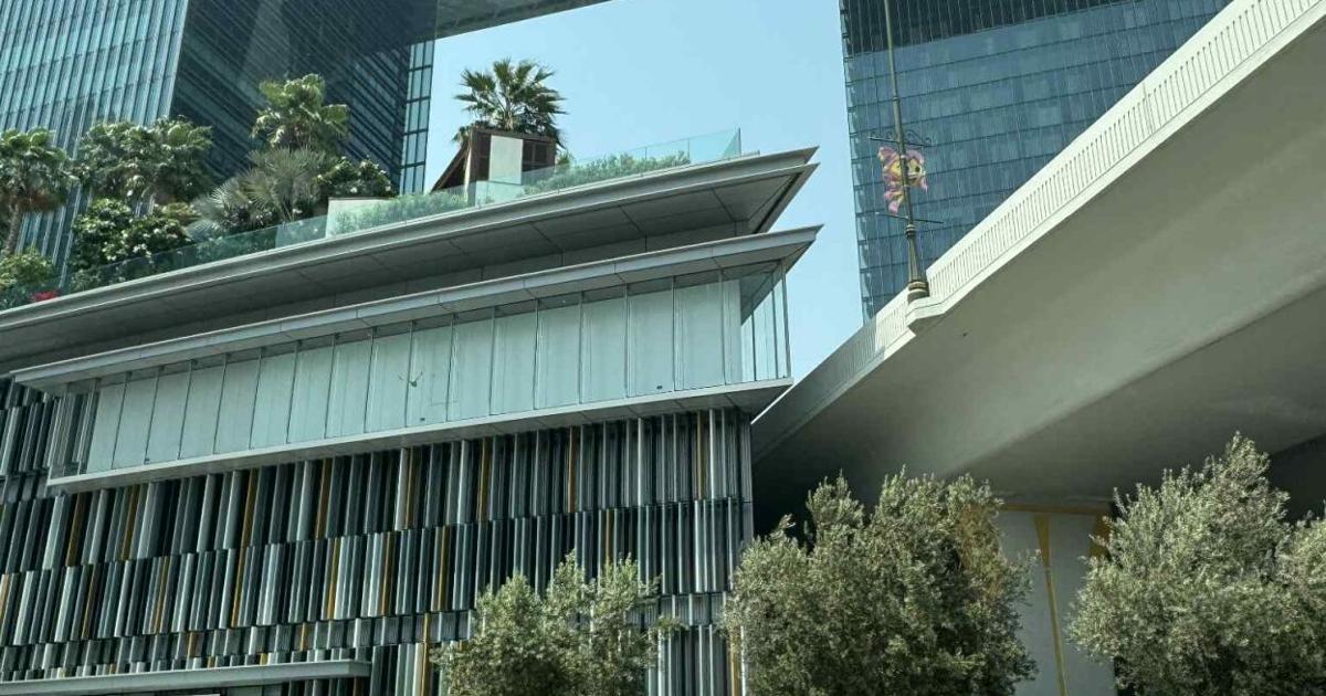 Tower for Humanity's next build: Dubai's One Za'abeel at Agana Shopping Center while hosting food drive