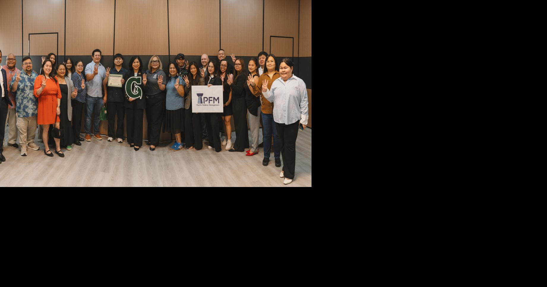 Pacific Federal Management invests more than $33,000 in UOG scholarships, student opportunities
