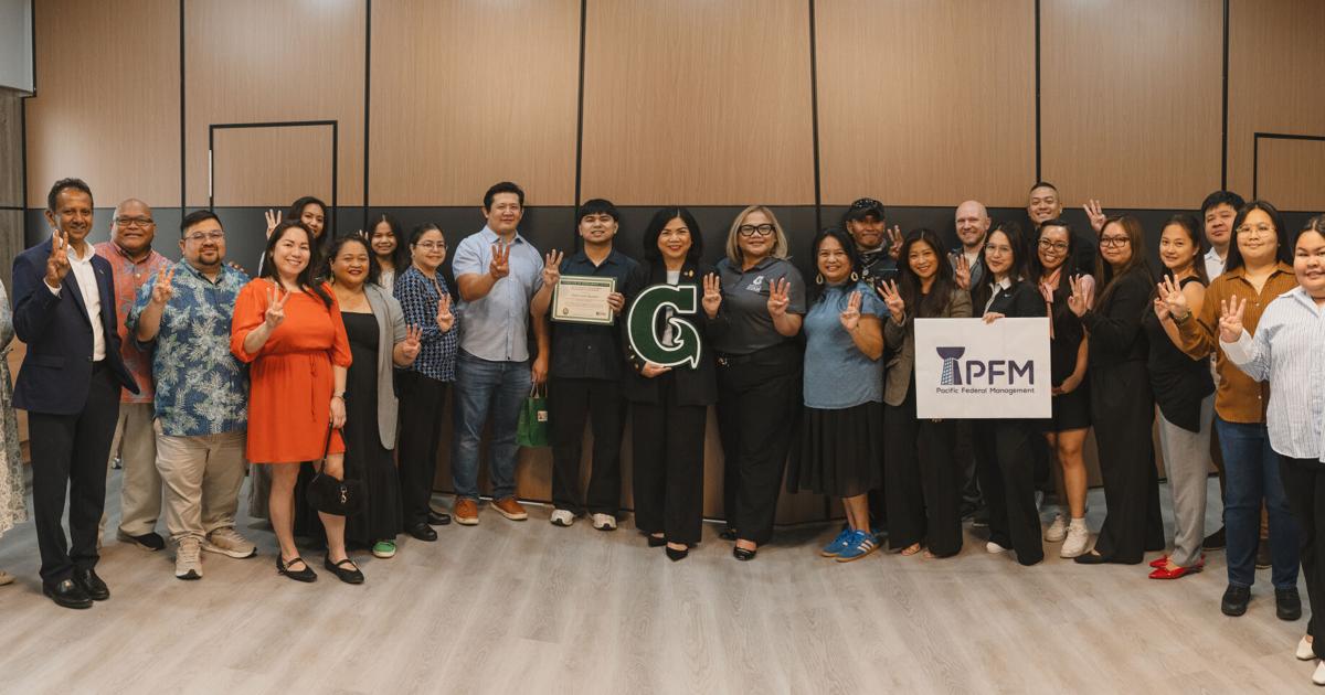 Pacific Federal Management invests more than $33,000 in UOG scholarships, student opportunities