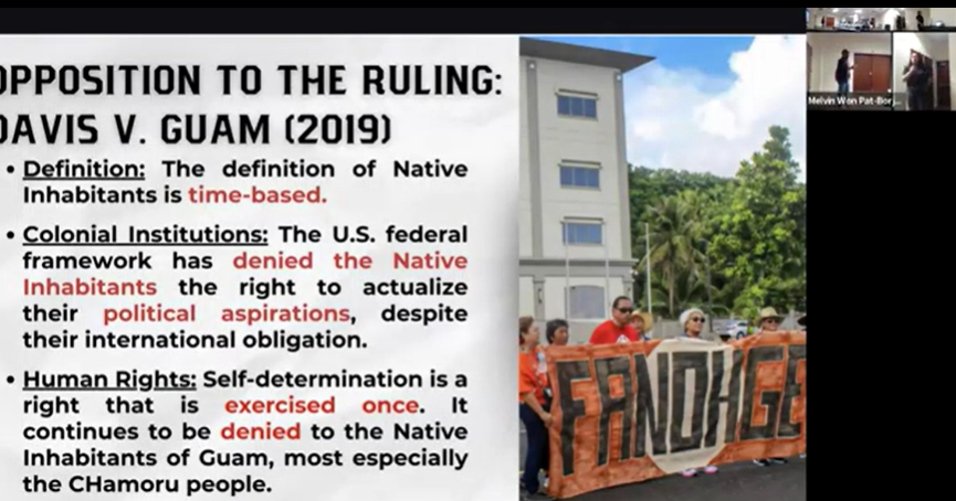 Won Pat-Borja says 'native inhabitant' definition includes other races, GEC shoots down ancestry-based plebiscite