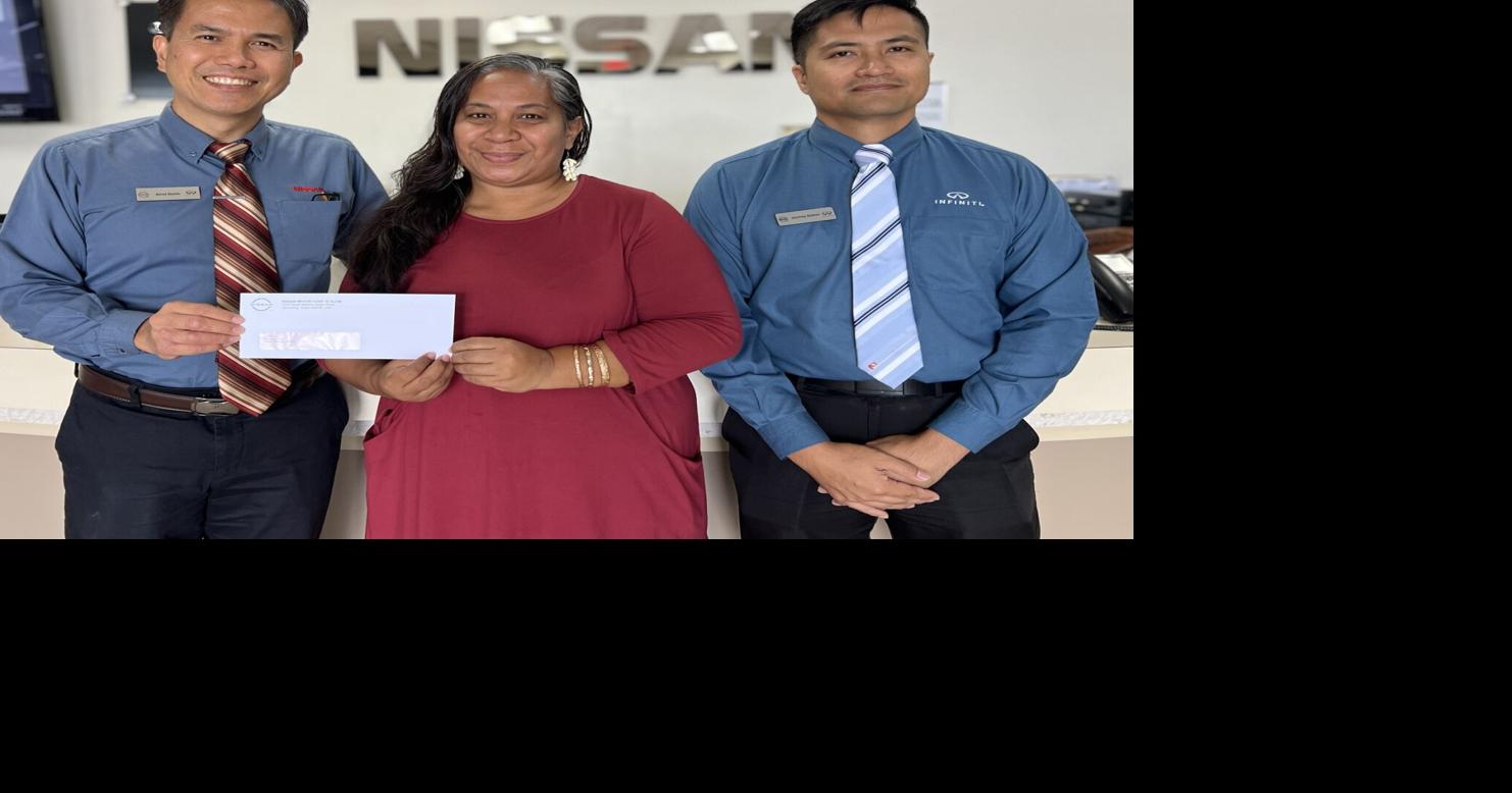 Nissan Guam donates $500 to Mañelu from NGEN Autofest drift rides