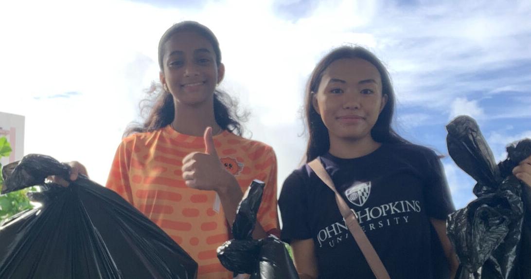 Teens collect over 1,100 pounds of trash in 10 beach cleanups