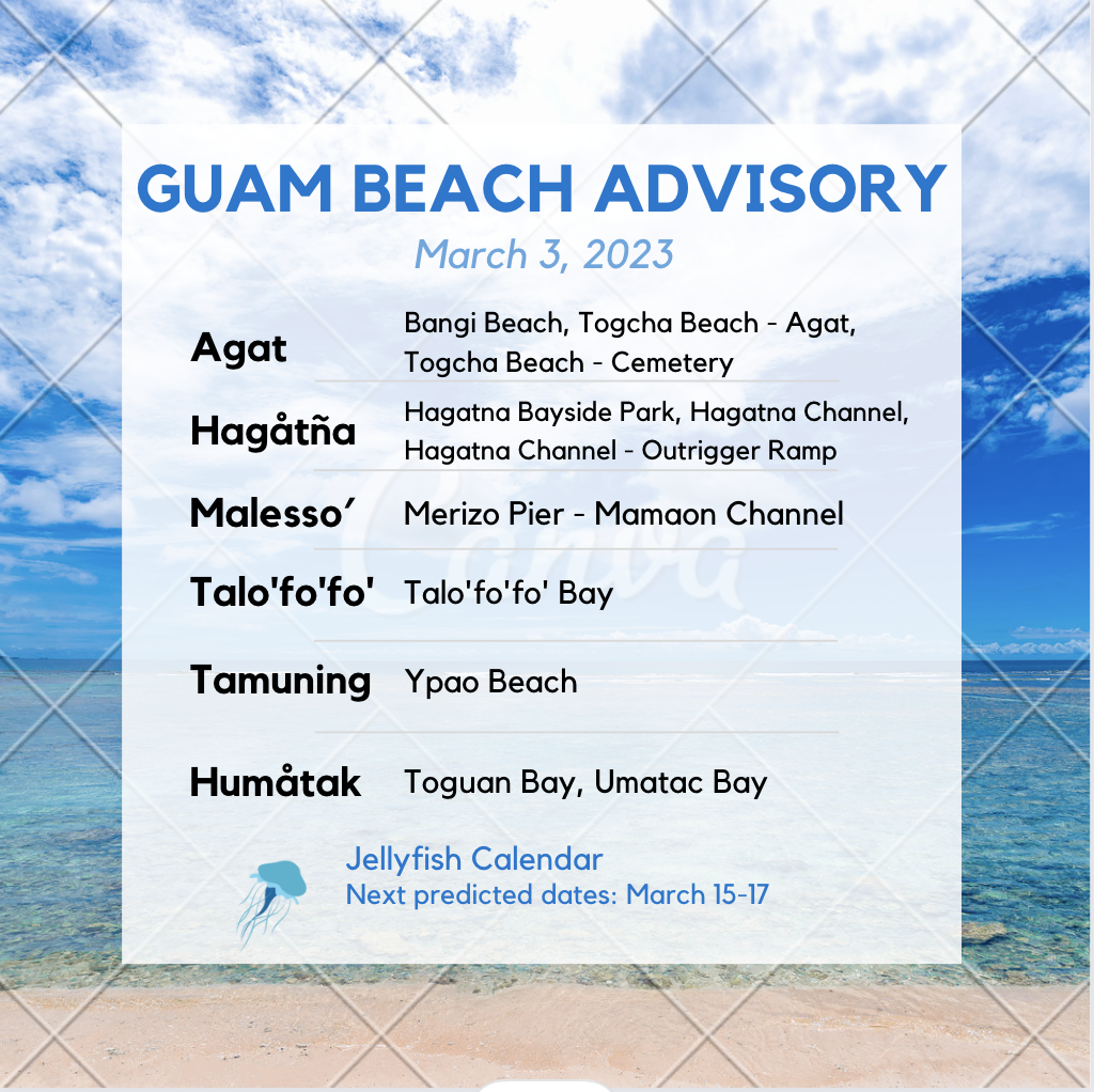 Guam EPA warns of 11 polluted beaches | News | guampdn.com
