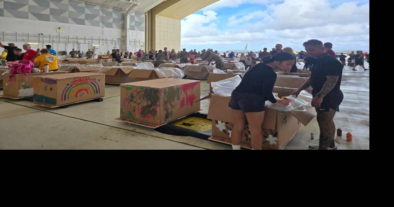 Operation Christmas Drop prepares 200-plus boxes filled with goods ...