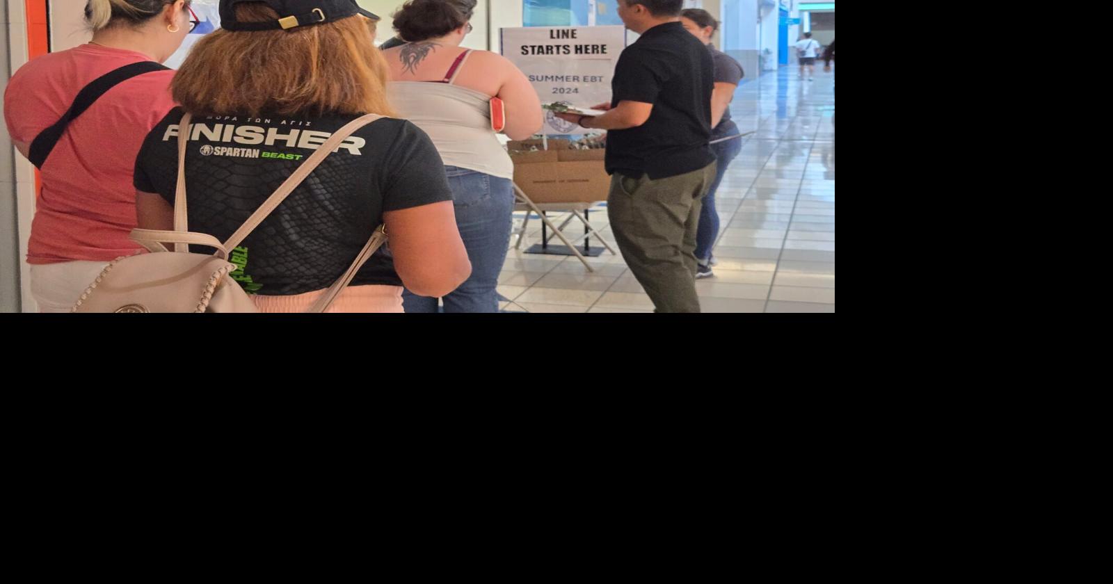 DPHSS: Thousands have only until Saturday to claim 2024 summer EBT cards at Micronesia Mall, one-time benefit is $177 per child