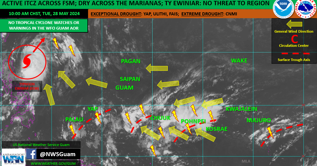 Guam, CNMI under no threat from Typhoon Ewiniar - Vimarsana News