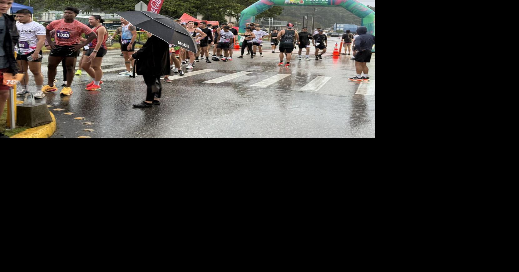 Hagåtña block party to support cancer research draws crowd despite the rain