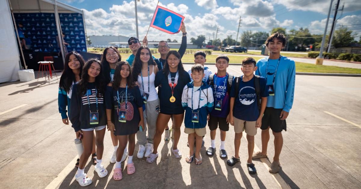 Guam swimmers Mia Lee, Demi Hurchanik win gold at Junior Olympics; 71 medals for Amphibious Aquatics