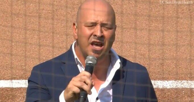 Guam's Santino Sgambelluri sings national anthem at San Diego Padres games