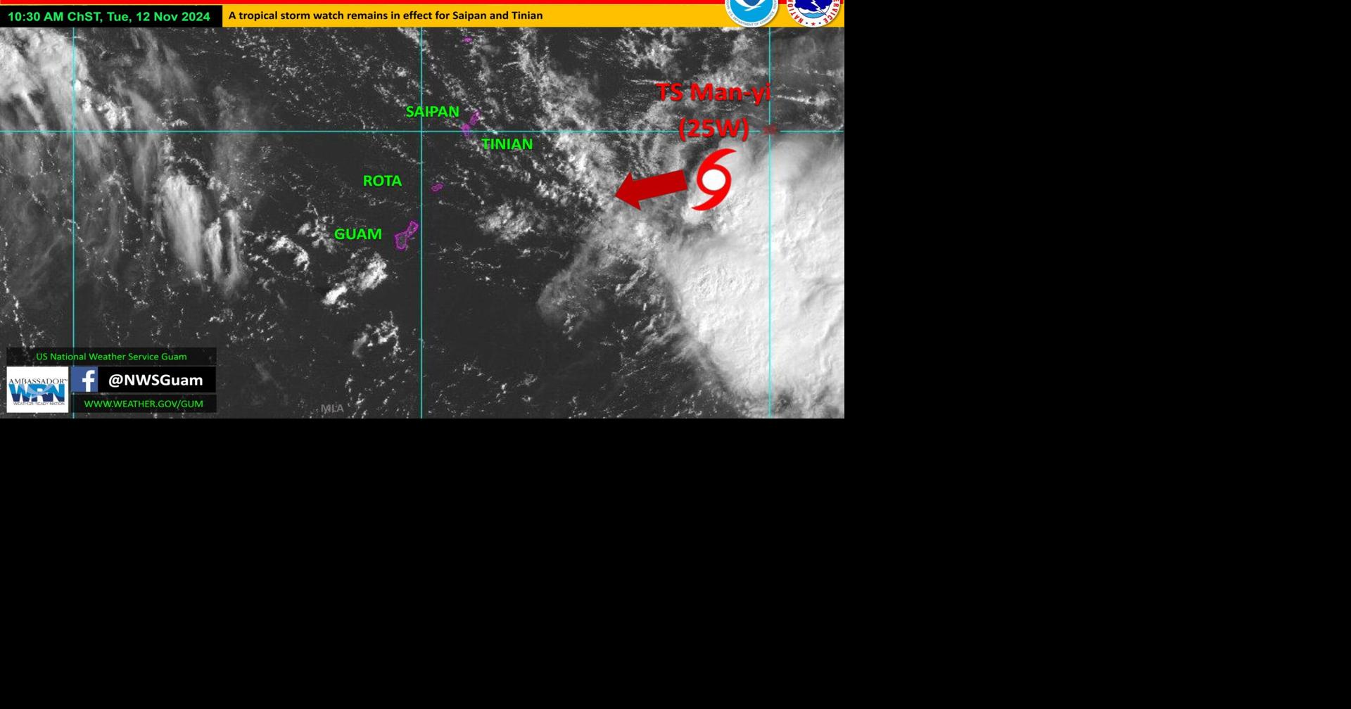 Guam now in COR 3 as Tropical Storm Man-yi approaches, residents asked to prepare | News | guampdn.com