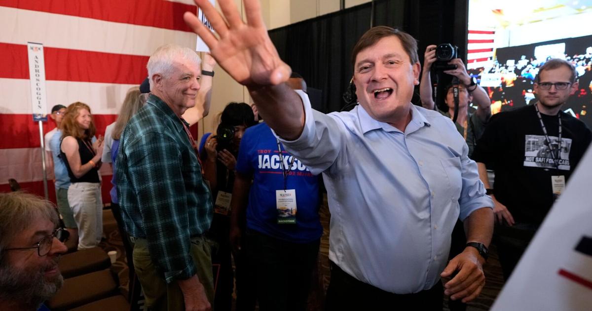 How Troy Jackson went from Maine logger to the Democratic nominee for Senate against Susan Collins Troy Jackson's path to politics started during his time as a logger in Maine's north woods By KIMBERLEE KRUESI - Associated Press Aug 8, 2026 43 mins ago