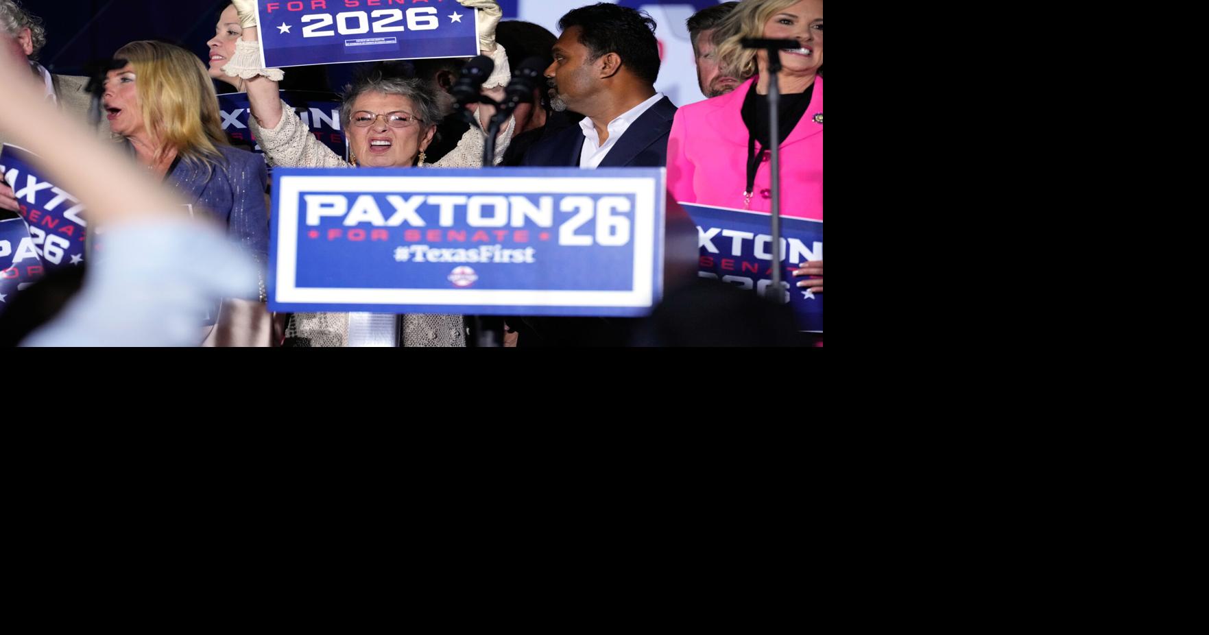 Paxton and Platner visit Washington to shore up support for their controversial Senate candidacies U.S. Senate hopefuls Ken Paxton and Graham Platner are in Washington, D.C., to rally party support By JOEY CAPPELLETTI, THOMAS BEAUMONT and BILL BARROW - Associated Press Jun 2, 2026 Jun 2, 2026 Updated 10 mins ago