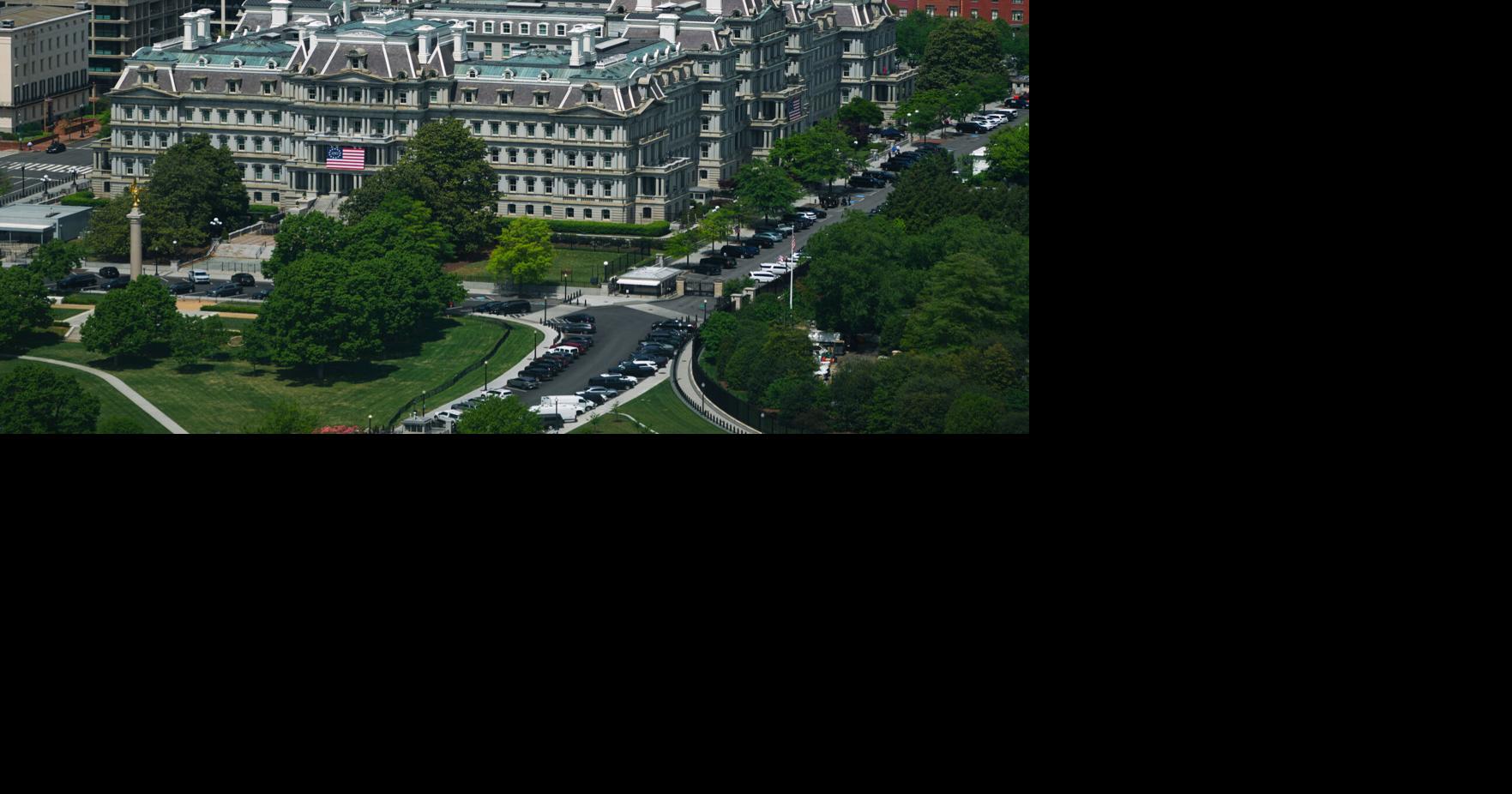 Trump's plan to paint the Eisenhower office building could cost at least $7.5M, the White House says
