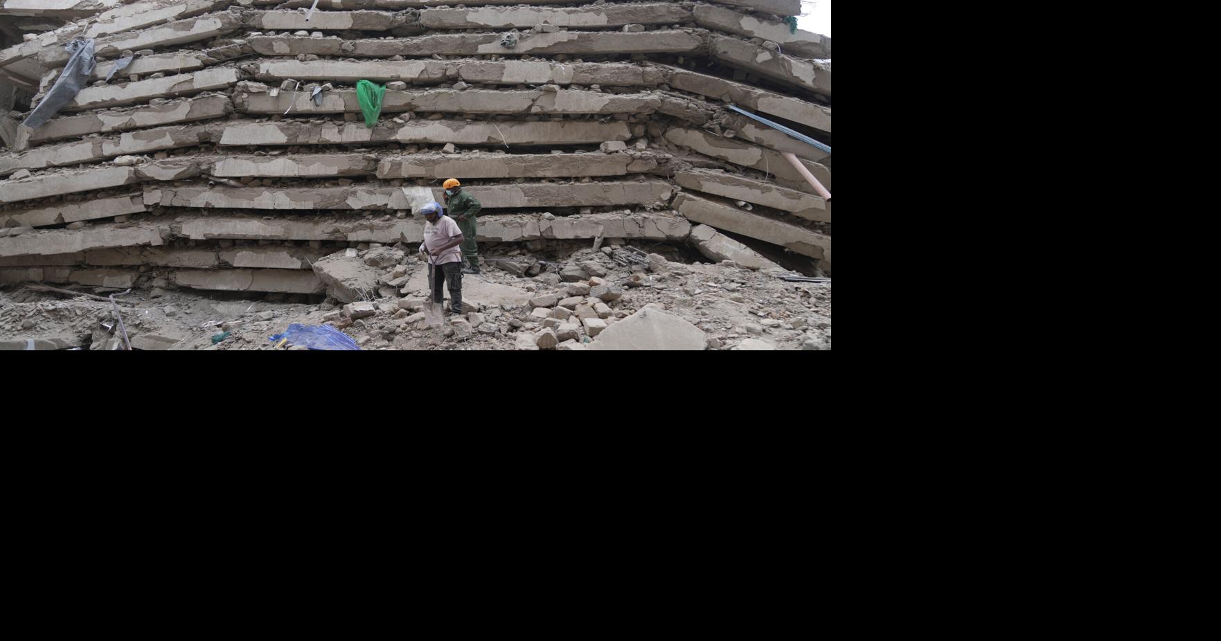 Many feared trapped as a tall building collapses in Kenya | World ...