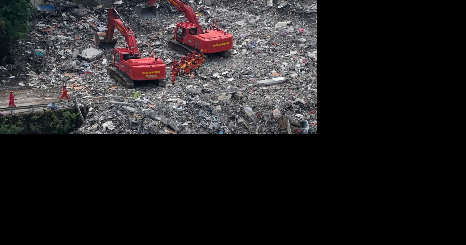 Rescuers in China search the rubble for survivors of landslide that killed 8 and left 34 missing By ANDY WONG and KANIS LEUNG - Associated Press Jul 18, 2026 35 mins ago