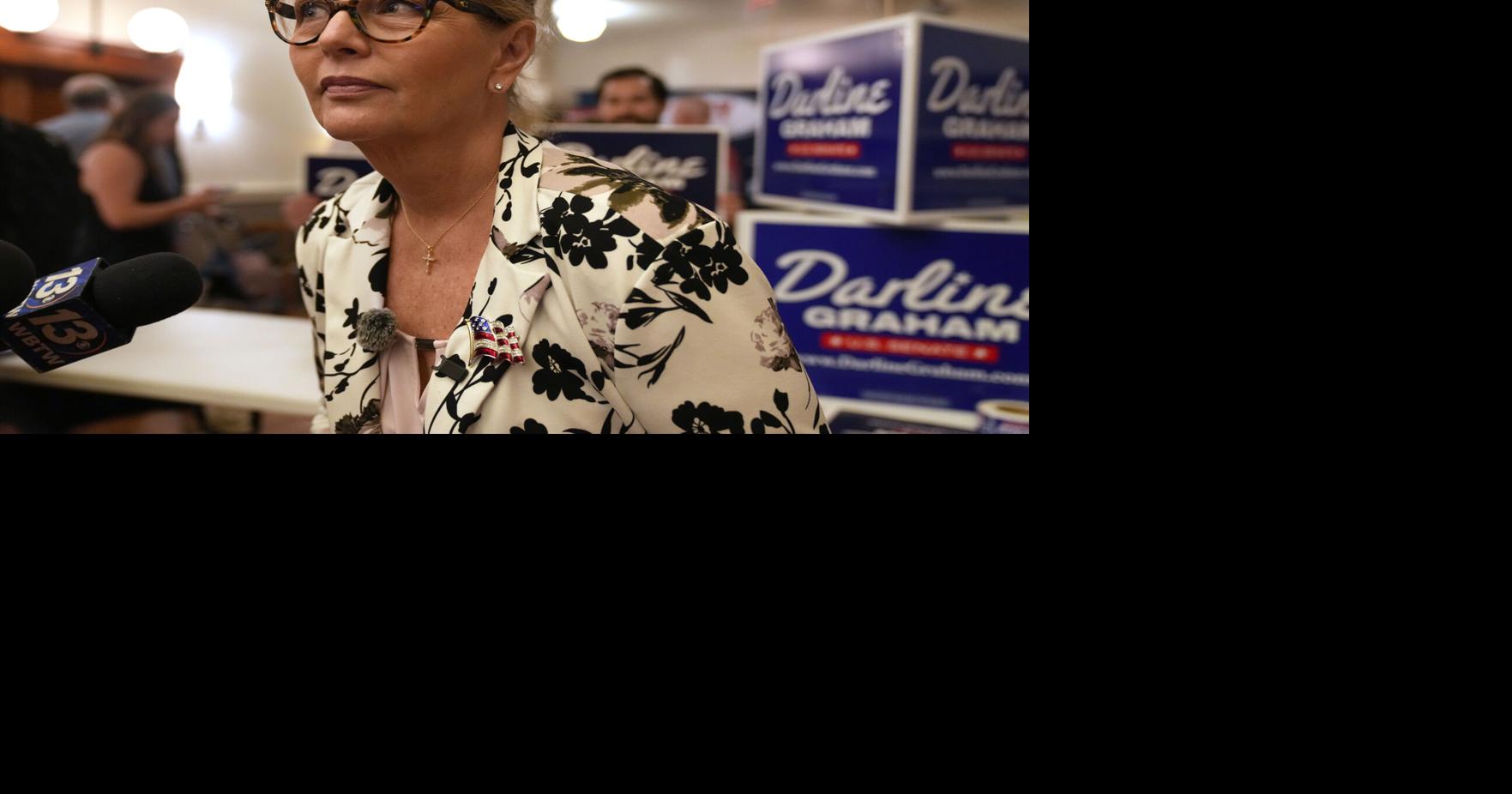 Sen. Darline Graham, US Rep. Ralph Norman advance to GOP runoff for US Senate in South Carolina By MEG KINNARD and JEFFREY COLLINS - Associated Press Aug 11, 2026 3 mins ago