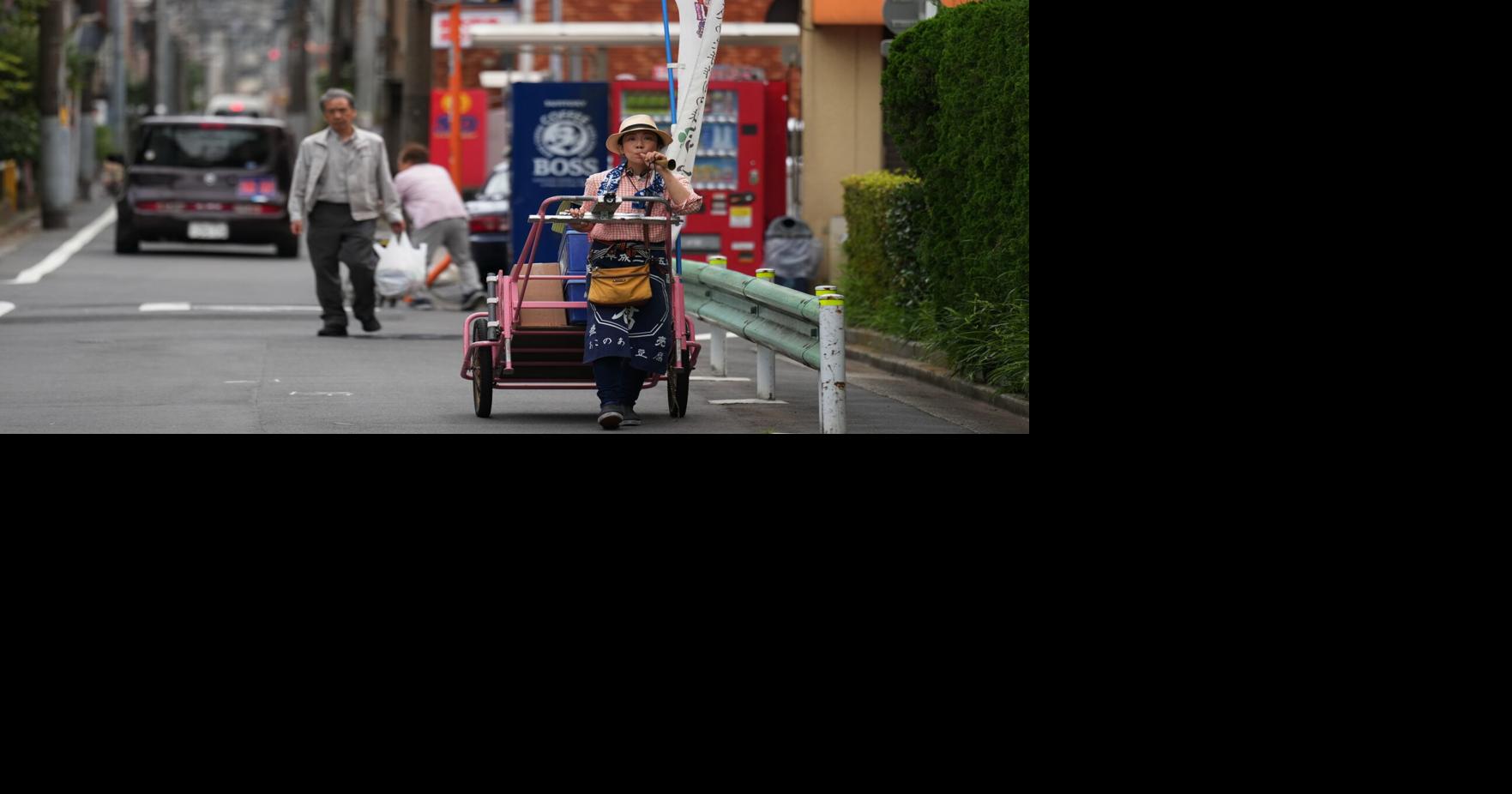 Tofu vendor delivers much more than healthy food to an east Tokyo neighborhood Akiko Sugaya wheels a cart through the alley-like streets of eastern Tokyo selling tofu, the protein-rich staple favored in much of Asia By STEPHEN WADE - Associated Press Jul 9, 2026 7 mins ago