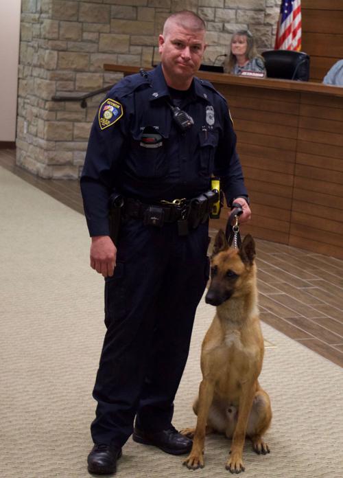 Guymon Police Department introduces Officer "Riggs"