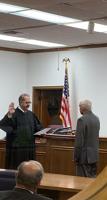George H. (Buddy) Leach III gets Sworn In as the New DA