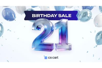 CS-Cart Celebrates 21st Anniversary with Limited-Time Offer on Multi ...