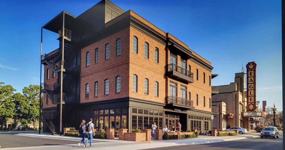 What will be in Sugar Hill's 'Belt Buckle' building?