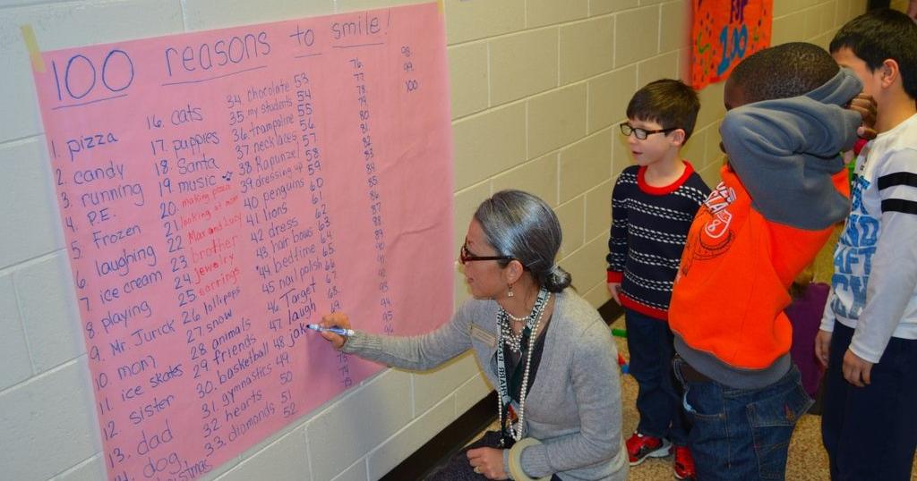 elementary schools celebrate 100th day of school Education