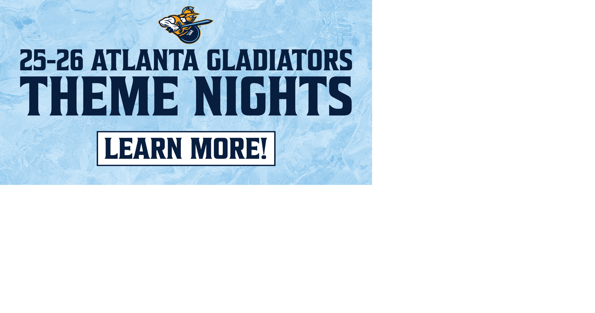Atlanta Gladiators Release 202526 Promotional Schedule Sports