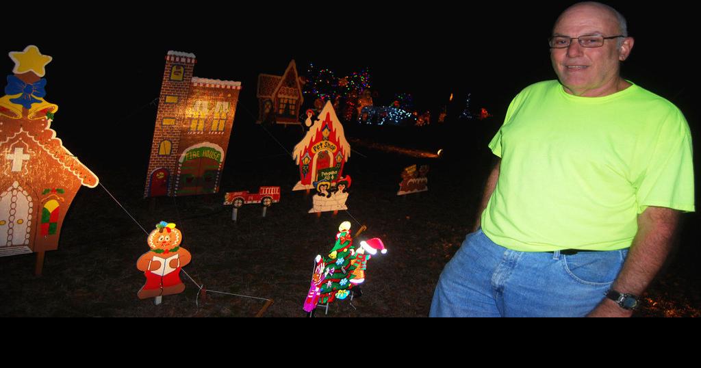 Buford resident entertains community with big Christmas light display