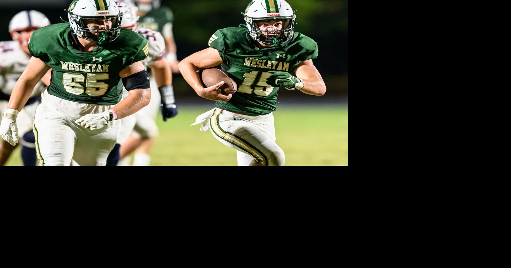 Wesleyan football begins closing stretch with Therrell game