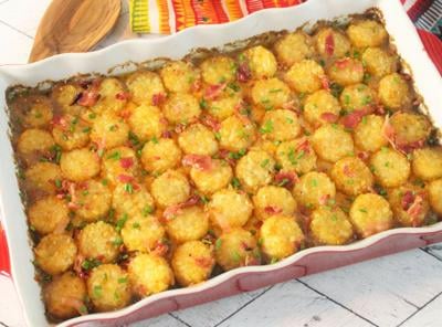 Tater Tot Casserole With Bacon