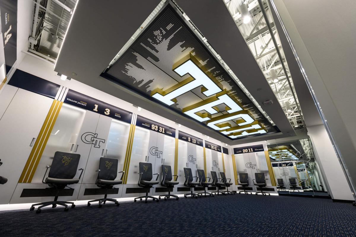 Georgia Tech Women S Basketball Unveils Renovated Locker Room Team Space Sports Gwinnettdailypost Com