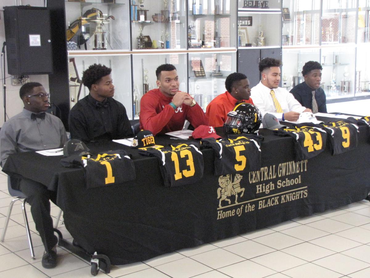 Central Gwinnett Signs Six In Football One In Basketball Prep