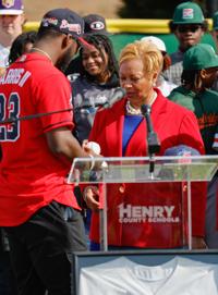 PHOTOS: Atlanta Braves star honored with Michael Harris II Day at  Stockbridge High School, Slideshows