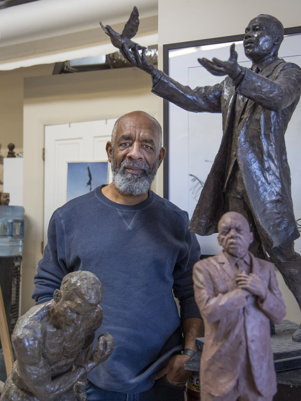 ART BEAT Sculptor Basil Watson celebrates human form with heroic