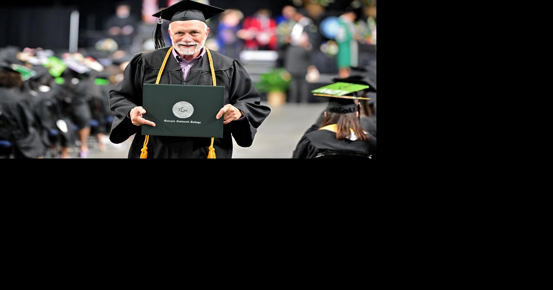 At age 72, Lawrenceville resident Sam Kaplan is one of College's newest