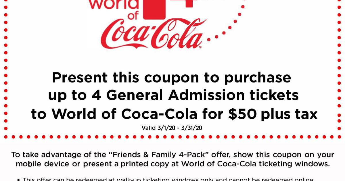 Save with World of Coke 'Friends and Family Four-Pack' offer ...