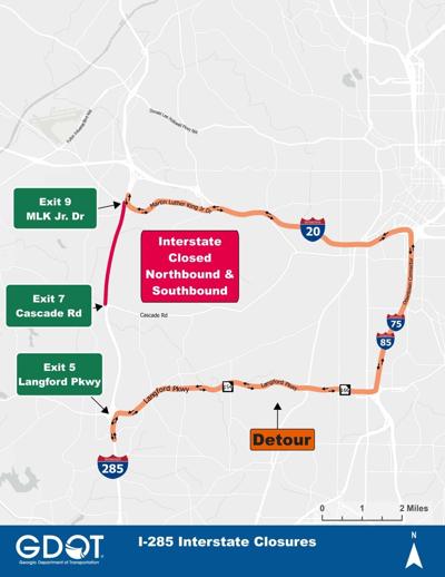 UPDATE: I-285 closure planned for this weekend postponed due to weather ...