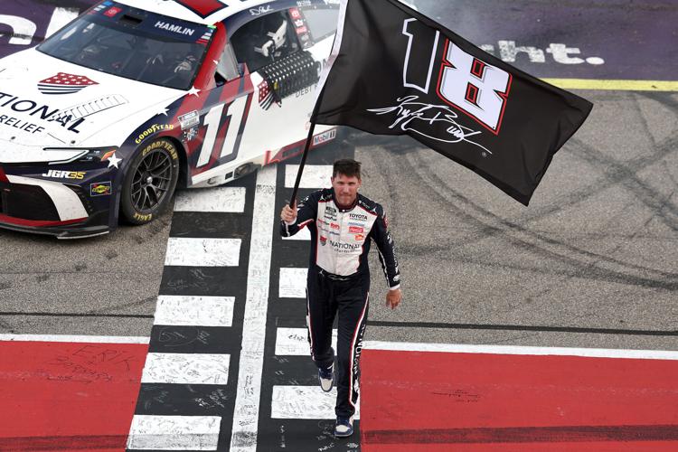 Hamlin Charges From Last to Win FireKeepers Casino 400 at Michigan