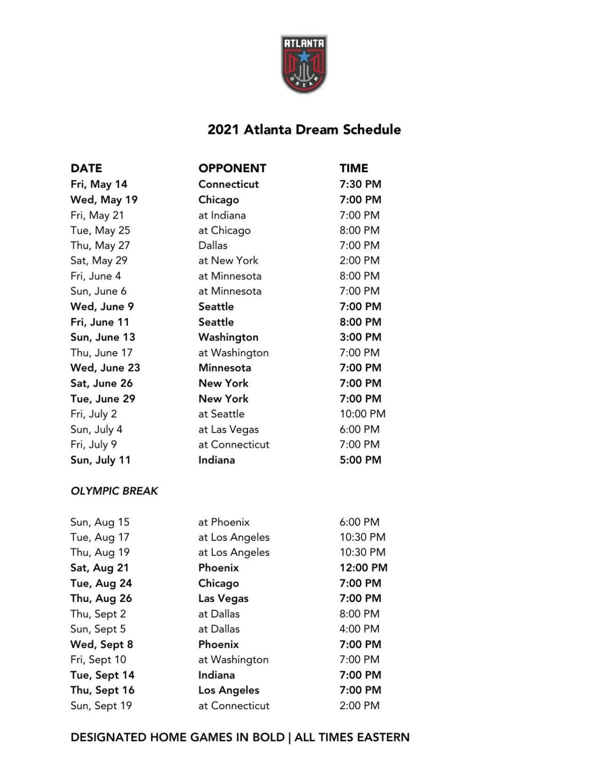 Wnba Schedule 2022