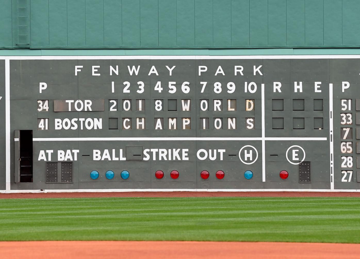 Fenway Park Green Monster and Scoreboard Photograph by Bob