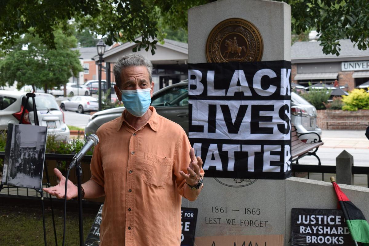 Confederate Monument protest Danny Porter