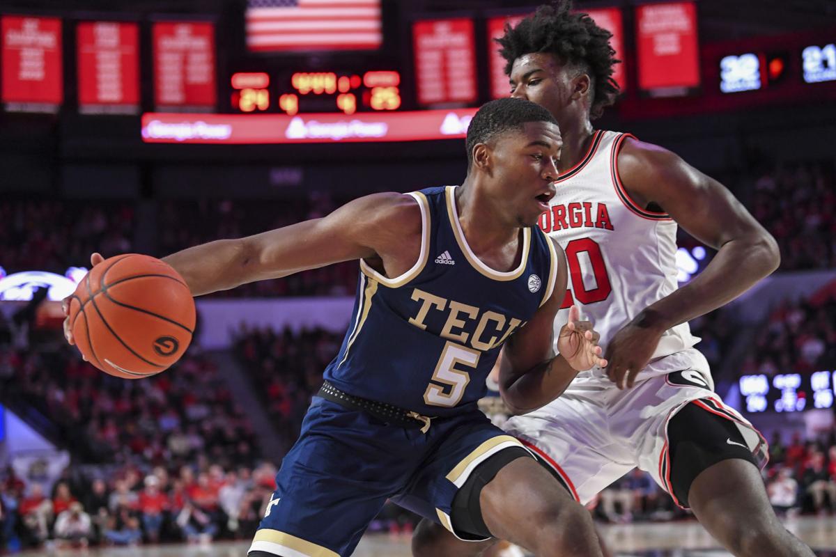 Hammonds Edwards Uga Bury Tech Early Hold On For 82 78 Win Sports Gwinnettdailypost Com