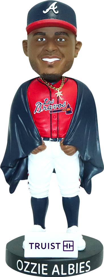 Ozzie Albies Los Bravos Atlanta Braves Bobblehead SGA NEW 