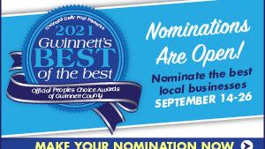 Nominate for Gwinnett County Best of the Best