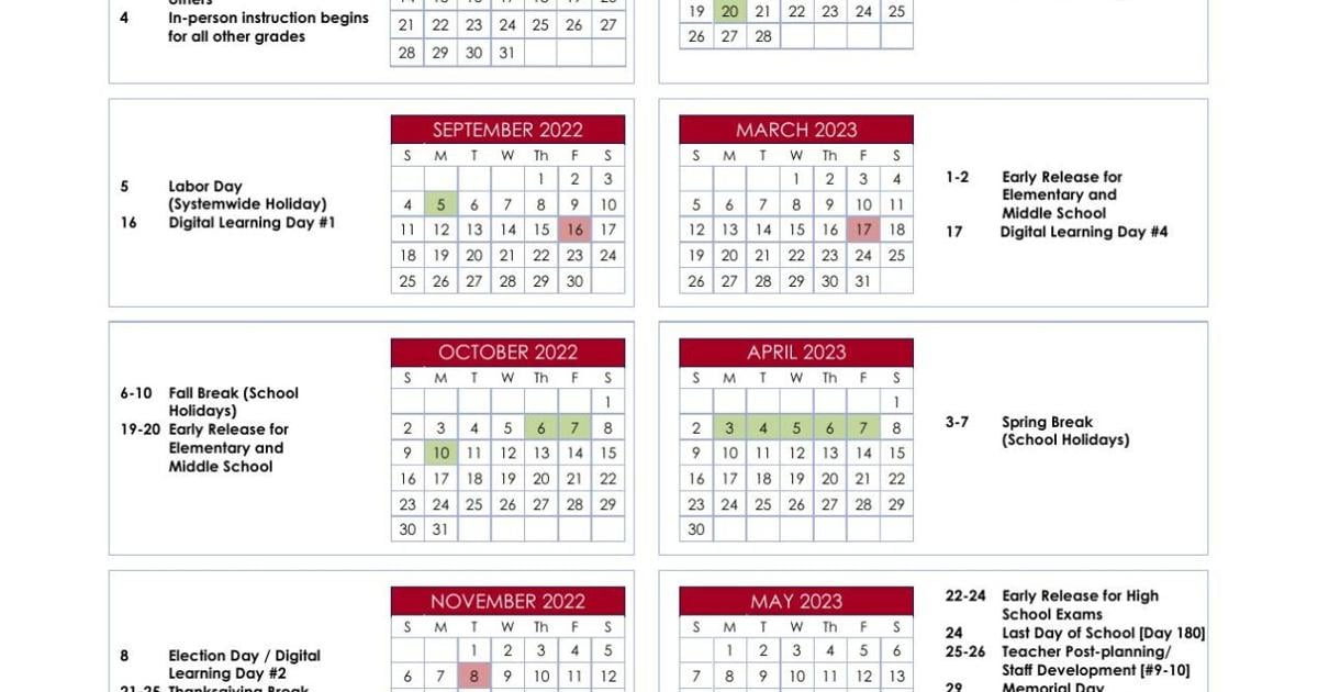 2025 To 2026 Gwinnett County School Calendar