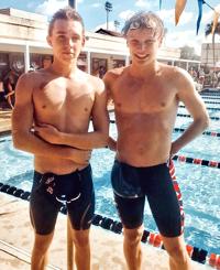 GCSL foes, SwimAtlanta teammates Charlie Stout, Tyler Schroeder relish head-to-head events at county meet