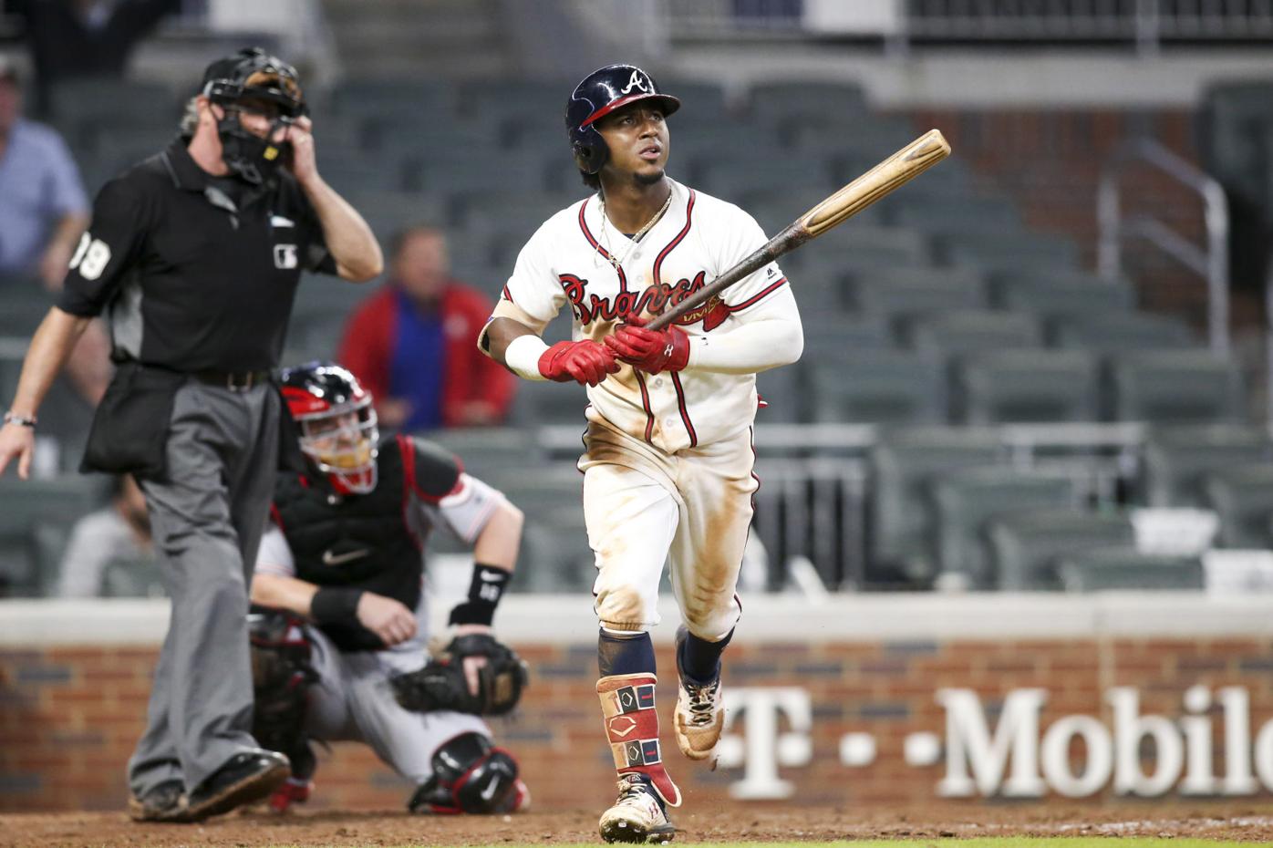 A good sign Ozzie Albies won't be out for long