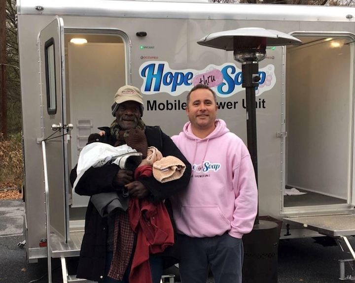 Buford Man S Mobile Showers Bathes Homeless In Hope News Buford Man S Mobile Showers Bathes Homeless In Hope