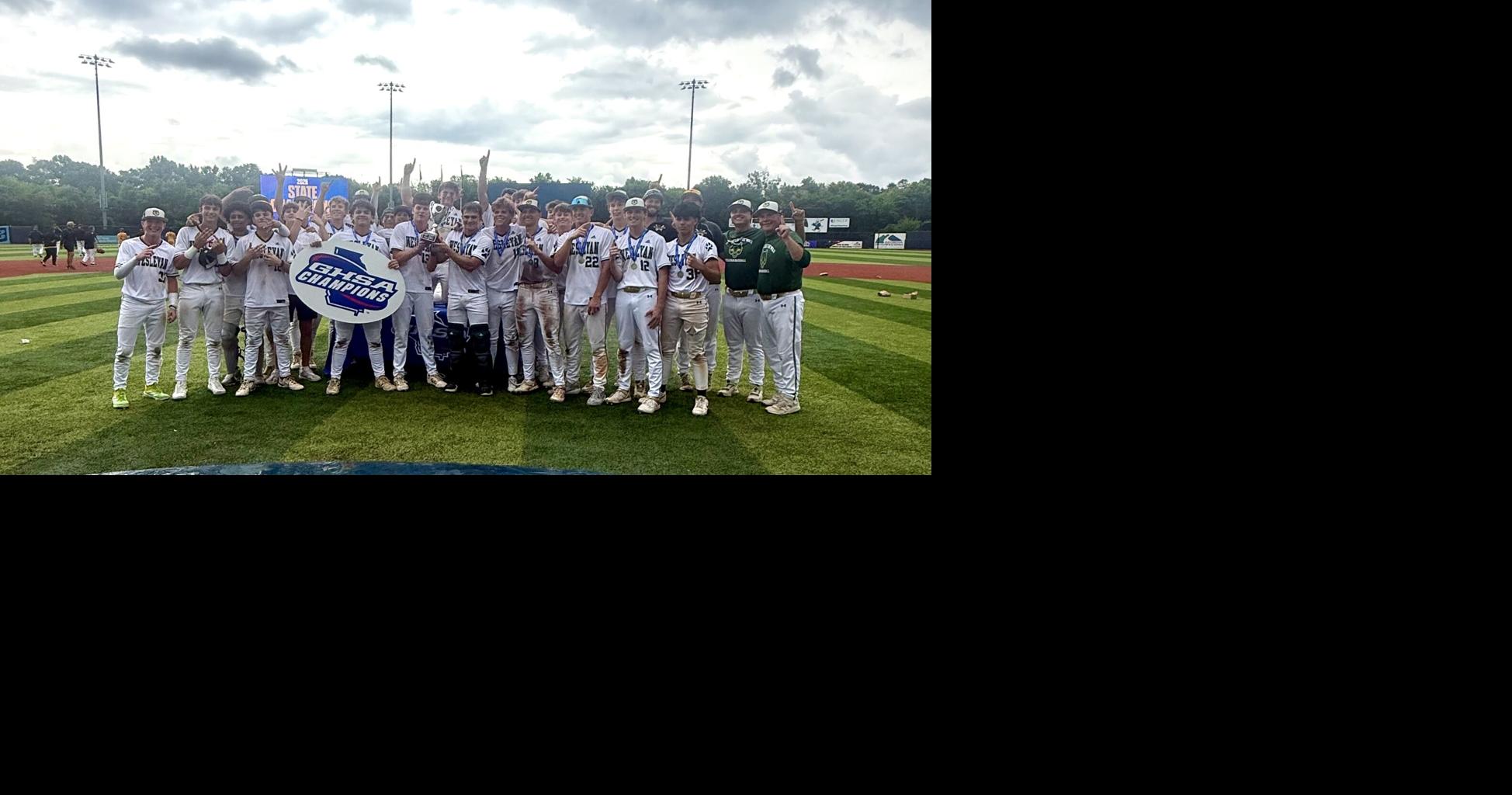 Wesleyan wins state baseball title with Game 3 rout of Holy Innocents'